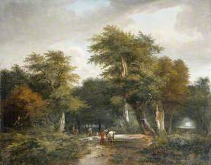 Woodcutters in a Forest