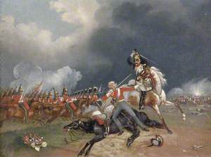 A Lifeguardsman Attacking a Cuirassier at Waterloo