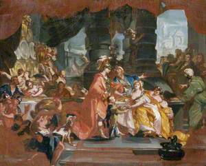 The Banquet of Alexander and Roxana