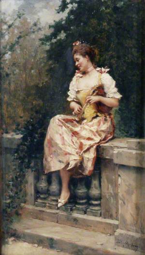 Girl with a Bagpipe
