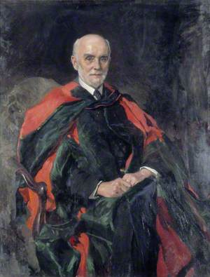 Sir Charles Thomas Stanford in Degree Robes of DLitt, University of Wales