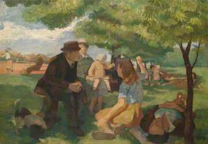 Figures in a Park
