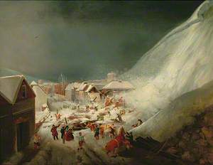 The Avalanche at Lewes, East Sussex, 1836
