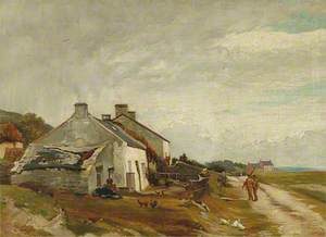 Cottages and Fishermen on the Coast of Fife