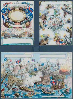 Illustrations for 'The Battle of Bunkum Bay'