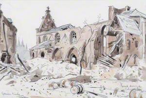 Garnison Kirche (Bomb Damage, Cologne, 26 June 1945)