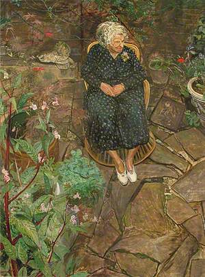The Old Woman in the Garden No. 2