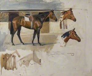 Study of J. B. Rank's Horse, 'Prince Regent', Druids' Lodge