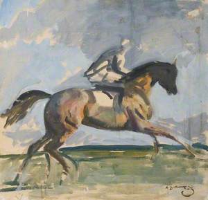 Study for 'Coming up the Canter'