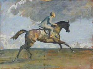 Study for 'Going up the Canter'