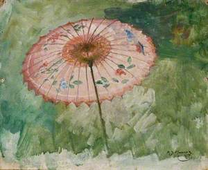 Study of a Parasol, possibly for 'The White Canoe'