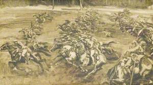Cavalry Charge Led by Lieutenant G. M. Flowerdew, VC