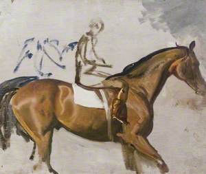 Study of a Horse and Rider