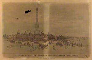 Elevation of the Southend-On-Sea Tower Buildings