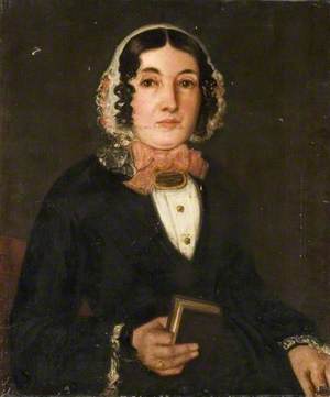 Portrait of a Lady Holding a Book