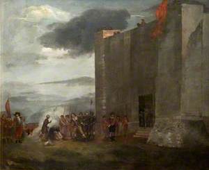 Execution of Sir Charles Lucas and Sir George Lisle at Colchester, 28 August 1648