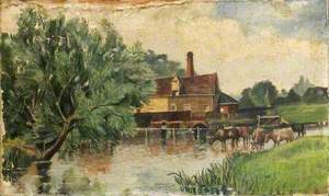 Middle Mill, Colchester from East Stream