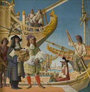 Harwich in the Late XVII Century (Samuel Pepys, MP for Harwich, Inspecting the King's Navy)