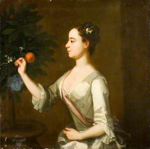 Lucy Baynes Plucking an Orange
