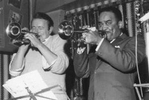 Humphrey Lyttelton (1921–2008) and Buck Clayton (1911–1991), Wood Green, London, 1964