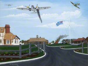 Heinkel Attack on North Weald Airfield