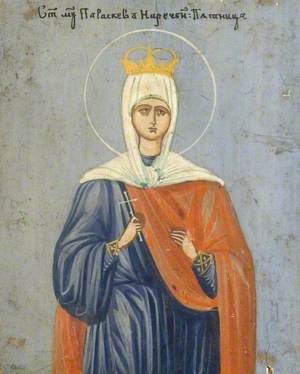 Icon with Saint Paraskevi of Rome
