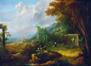 Landscape with Figures and a Ruin