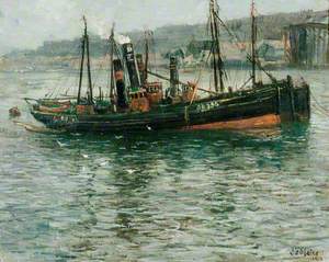Trawlers, South Shields on the Tyne