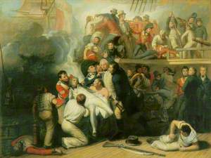 Death of Nelson: Scene on the Deck of HMS 'Victory'