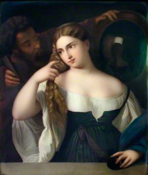 Portrait of a Woman at Her Toilet