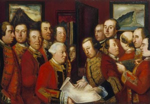 British Officers Planning the Great Sortie of 1781