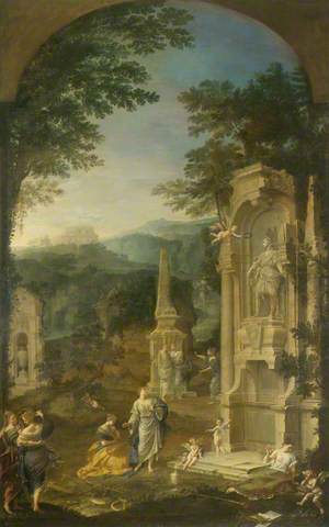 Allegorical Tomb of Joseph Addison (1642–1719), Essayist and Poet