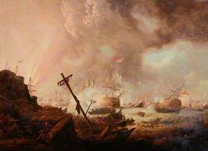 Admiral Sir John Duckworth Forcing Pass through the Dardanelles, 1807