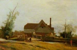 Suffolk Landscape with Mill