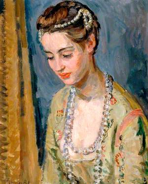 Angelica Garnett, née Bell (b.1918), as 'Mistress Millament' in 'The Way of the World'