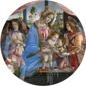 Virgin and Child with the Child Baptist and Two Angels