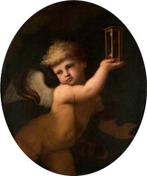 Cupid with an Hour-Glass