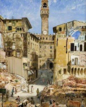 Palazzo Vecchio, Florence, August 1945