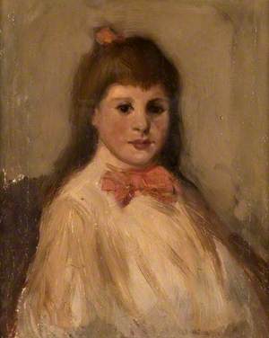 Girl with a Pink Bow