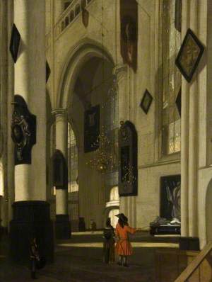 Interior of the Oude Kerk, Delft