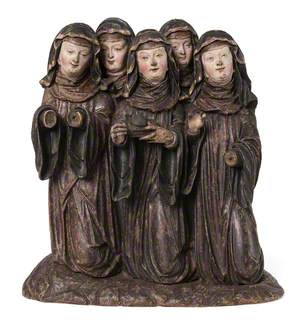 Saint Walburga and Four Nuns