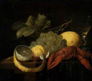 Still Life with Fruit and Crayfish