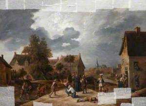 Soldiers Plundering a Village