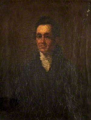 Portrait of a Man with a White Stock