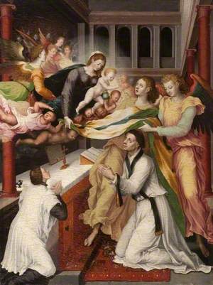 San Ildefonso Receiving the Chasuble
