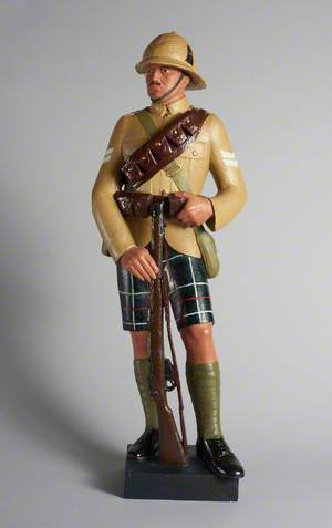 Private of the 74th Highlanders, East India Dress, Late Eighteenth Century