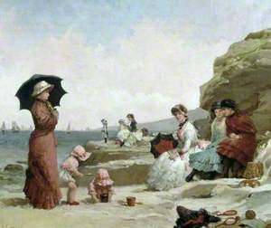 Seascape, Figures on a Beach