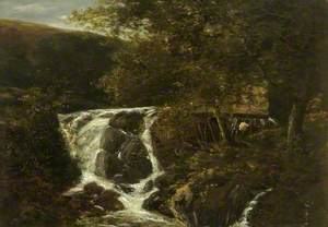 Landscape with a Waterfall near Norwich, Norfolk, 1819