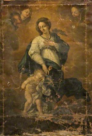 Madonna with the Christ Child Overcoming Satan