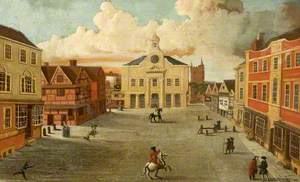 A View of Devizes Market Square, Wiltshire